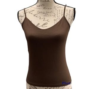 Banana Republic Brown Stretch Tank Top size Small